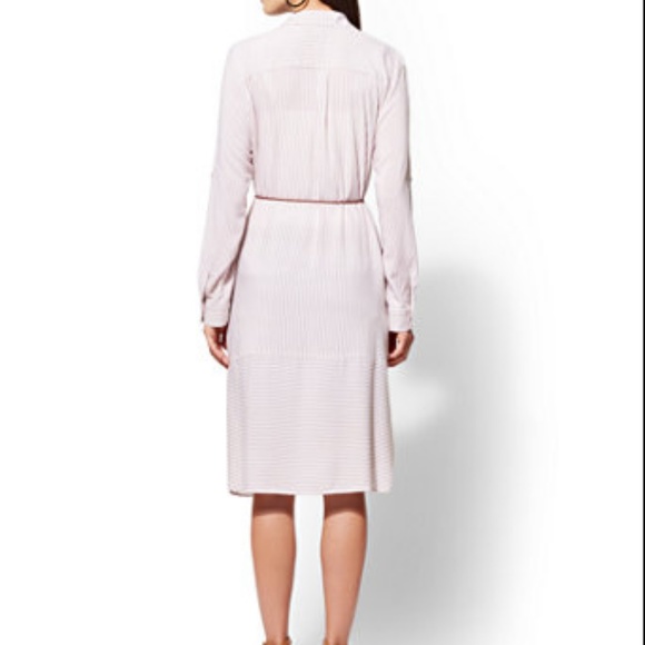 NWT - STRIPED DUSTER SHIRT - Picture 3 of 4